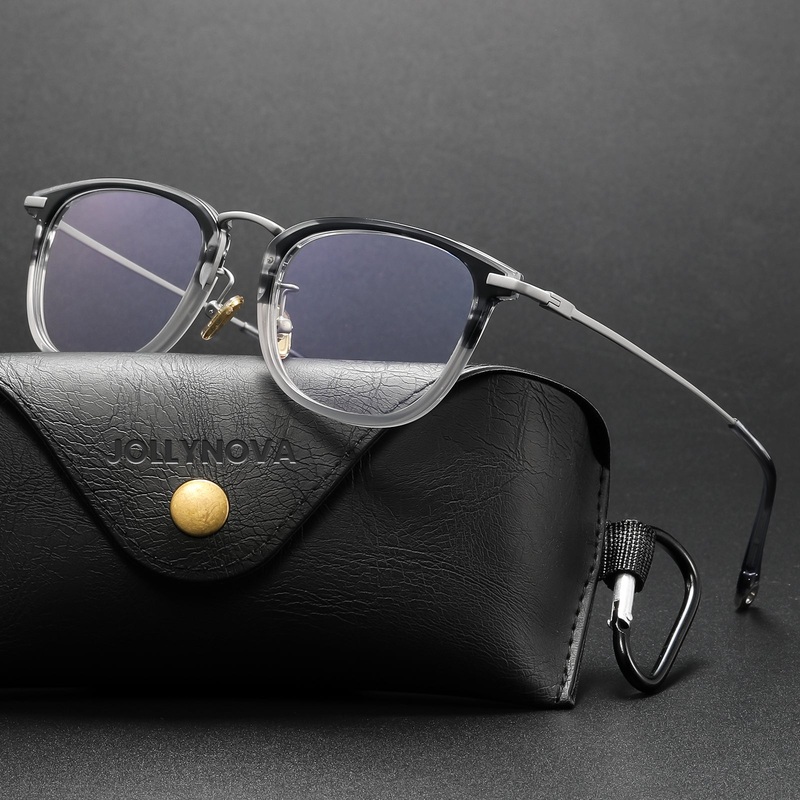 Roderick Titanium Vintage Square Eyeglasses Frames