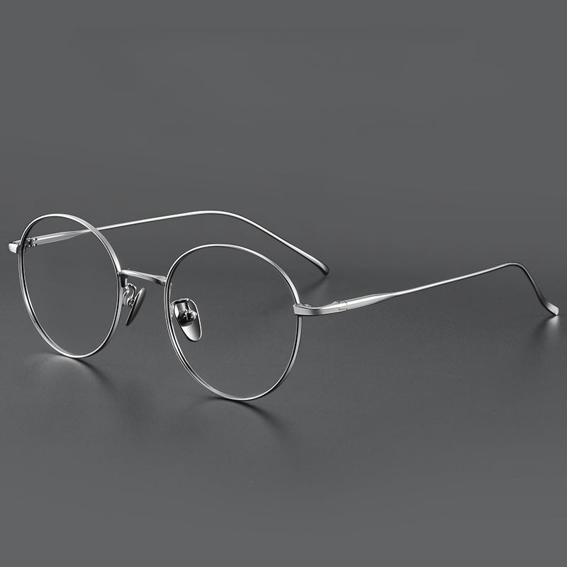 Yan Titanium Vintage Round Eyeglasses Frame