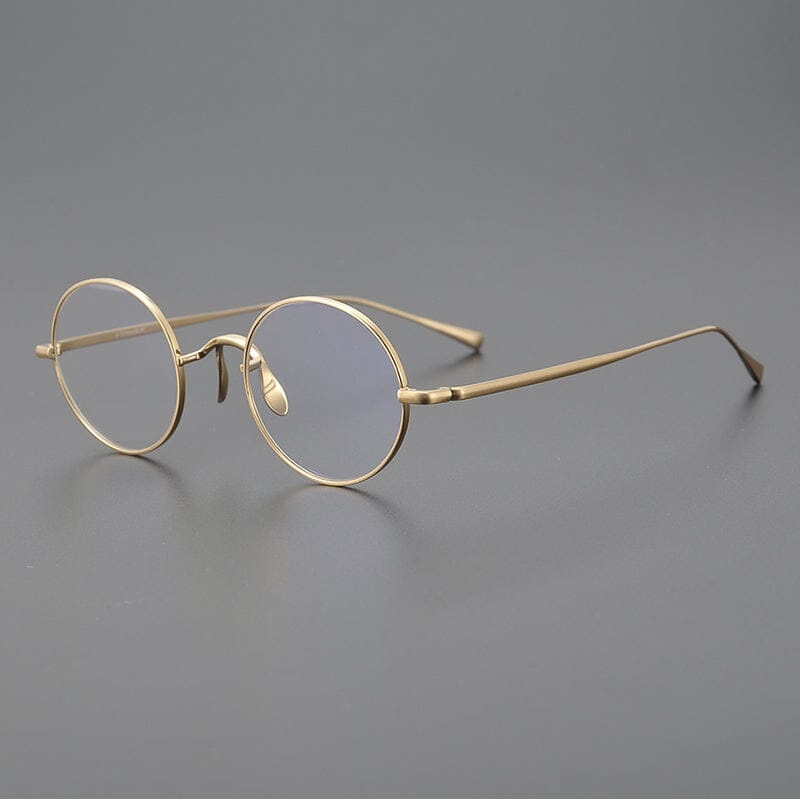 Balen Vintage Round Titanium Eyeglasses Frame