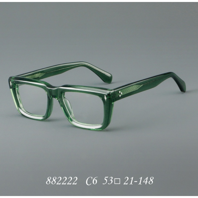 Revan Retro Rectangle Acetate Glasses Frame