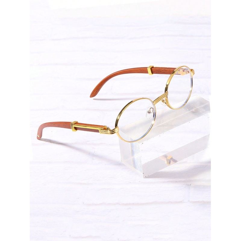 Round Framed Optical Glasses Full-Metal Frame XY6101