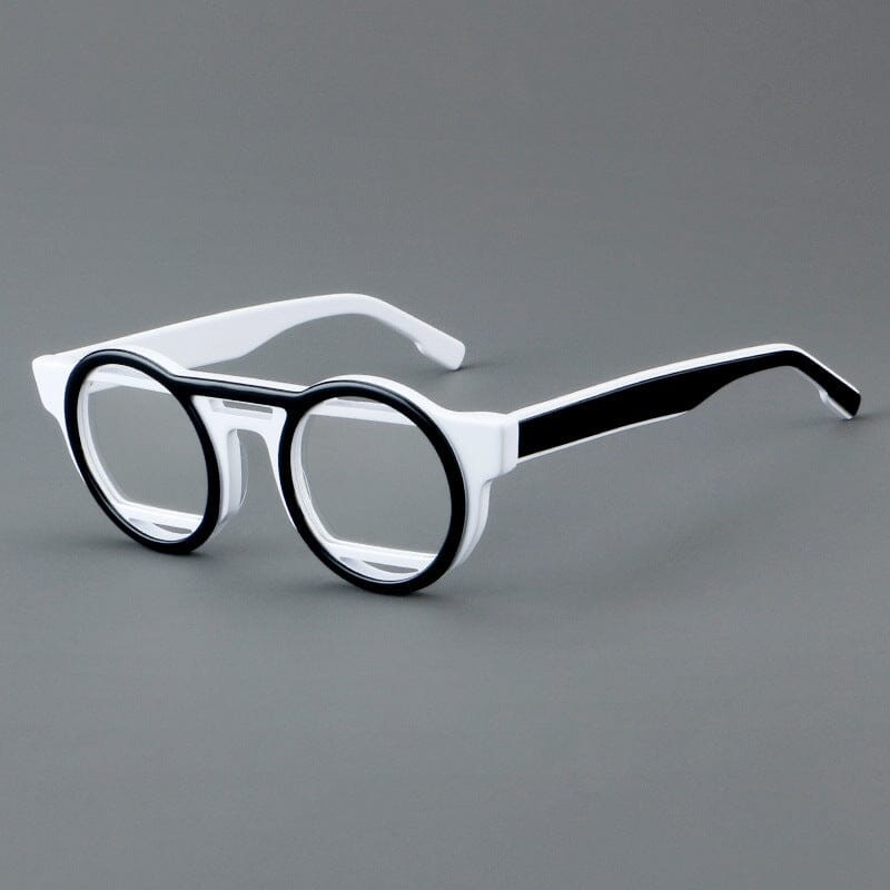 Umi Acetate Round Retro Glasses Frame
