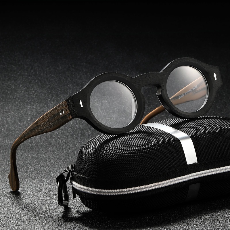Yuki Round Vintage Acetate Eyeglasses Frame