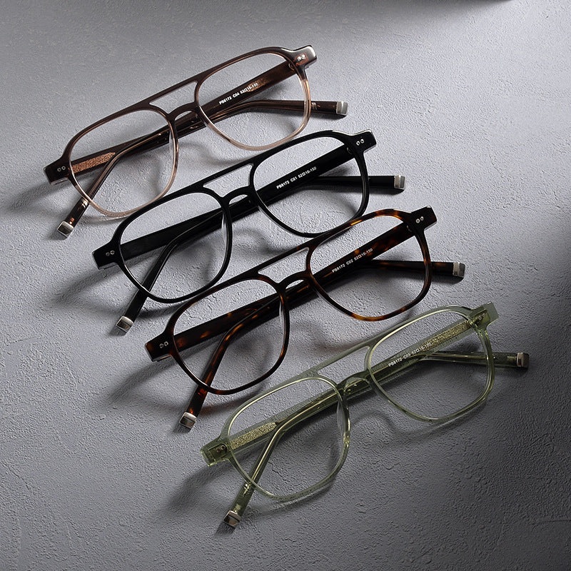 Ballew Acetate Aviator Square Glasses Frame