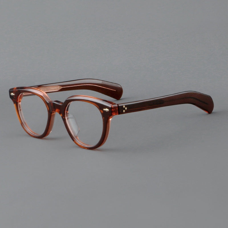 Filice Retro Round Acetate Glasses Frame