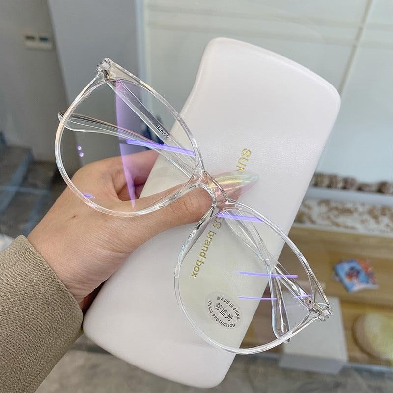 Kara Women Oversized Eyeglasses Anti Blue Light Glasses Frame