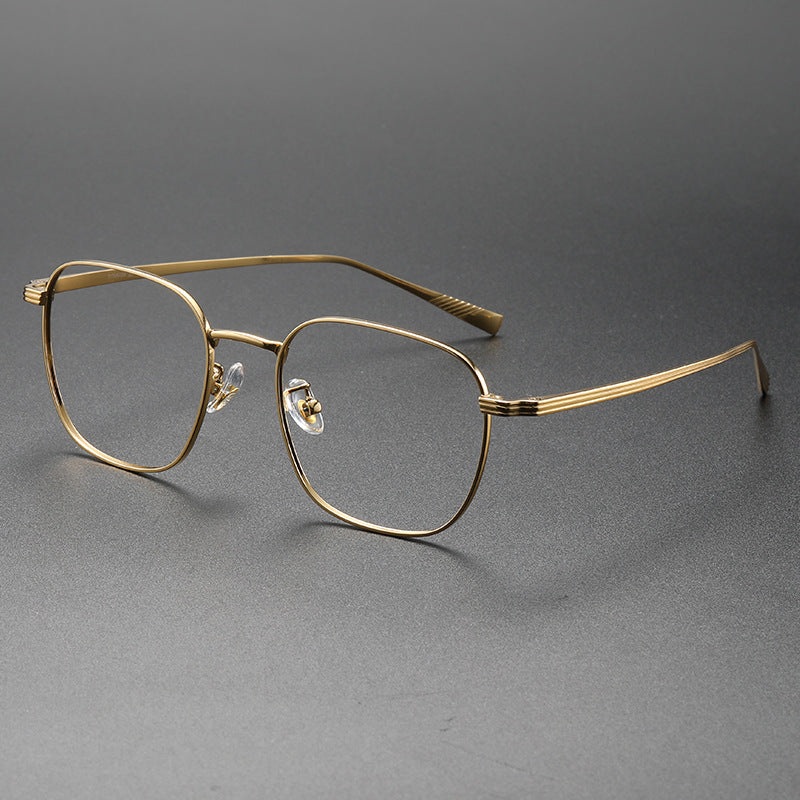 Miller Retro Titanium Square Glasses Frame
