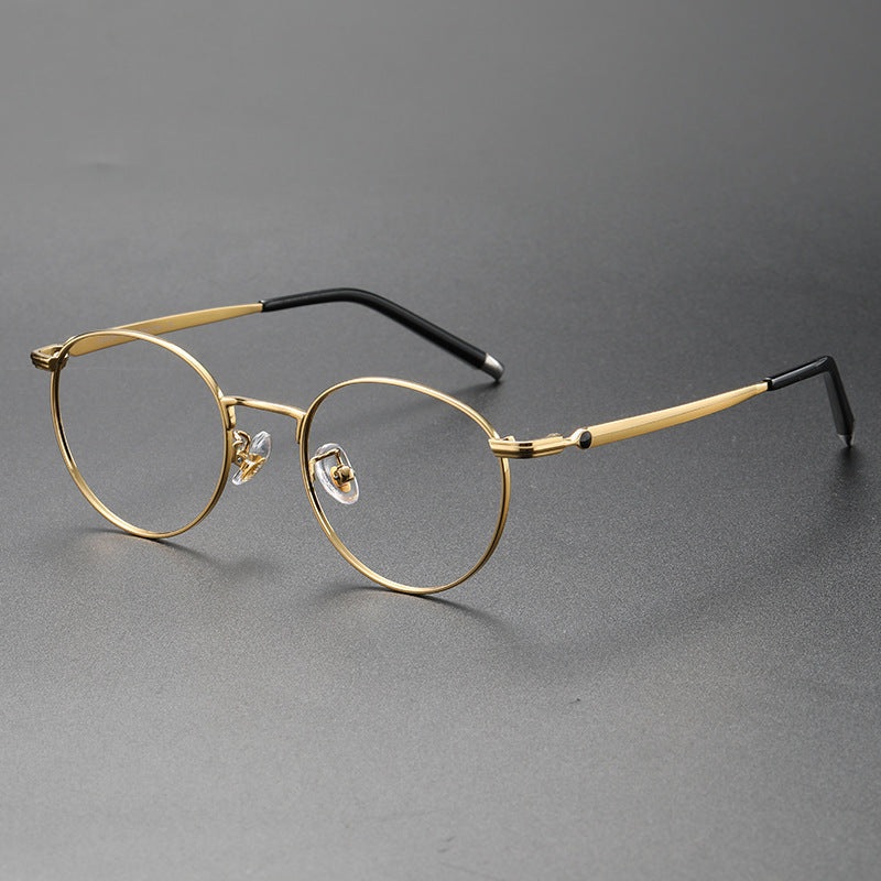 Tori Titanium Round Glasses Frame