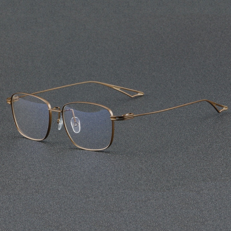 Ultra-light pure titanium frames oval frames W162