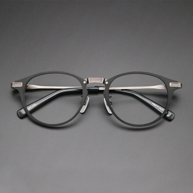 Unger Retro Titanium Square Glasses Frame