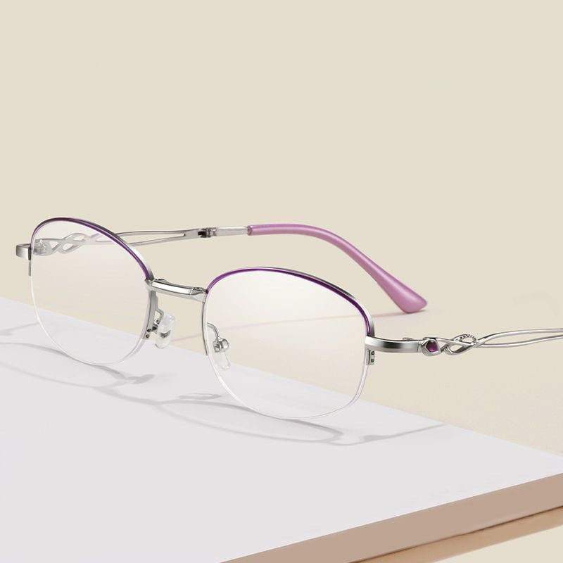 WOMEN’S HALF-FRAME FOLDING GLASSES