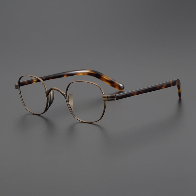 Zylon Titanium Geometric Glasses Frame