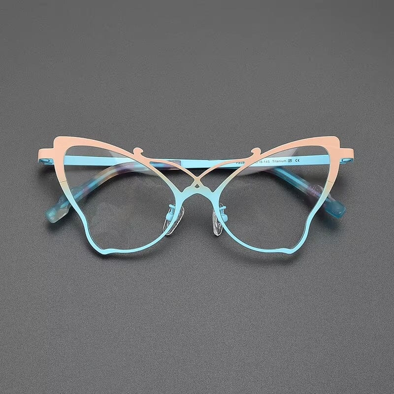 Belinda Cat Eyes Titanium Glasses Frame