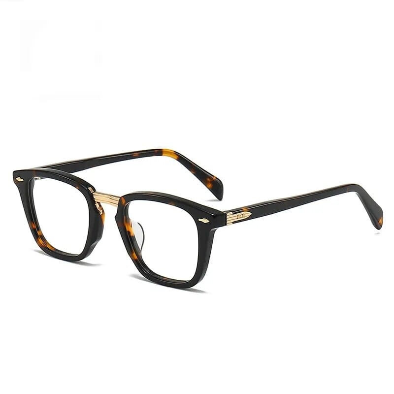 Chap Square Retro Acetate Glasses Frame