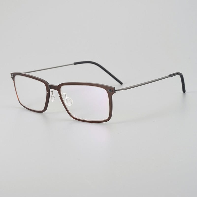 Ismail Ultra light Titanium Geometric Glasses Frame