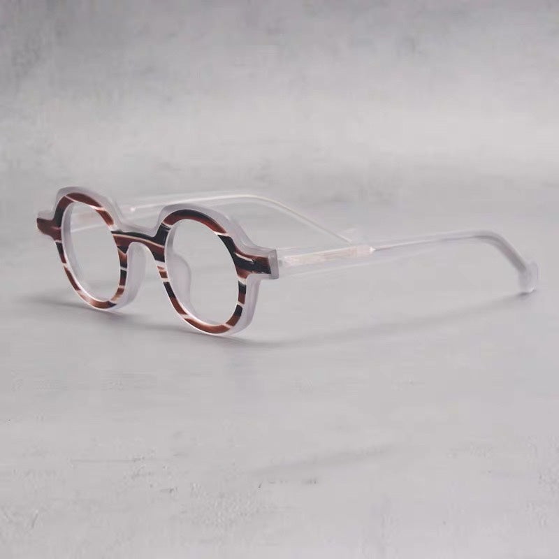 Lou Retro Round Acetate Optical Glasses Frame