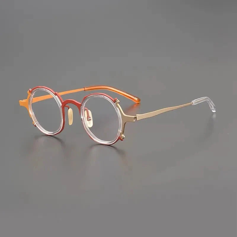 Shig Round Titanium Glasses Frame