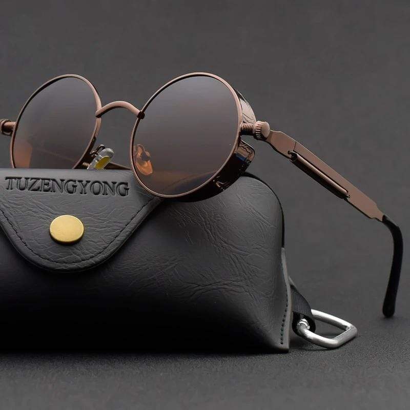 Tamez Classic Gothic Round Glasses FrameNeed to choose tinted color, otherwise the lenses are transparent