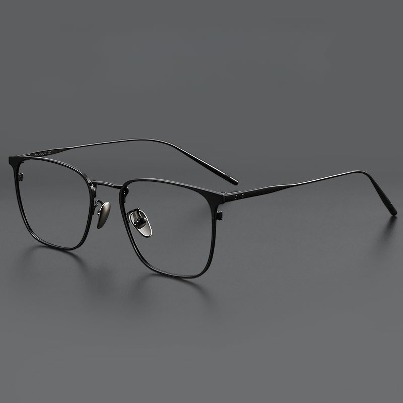 Falon Retro Titanium Square Glasses Frame