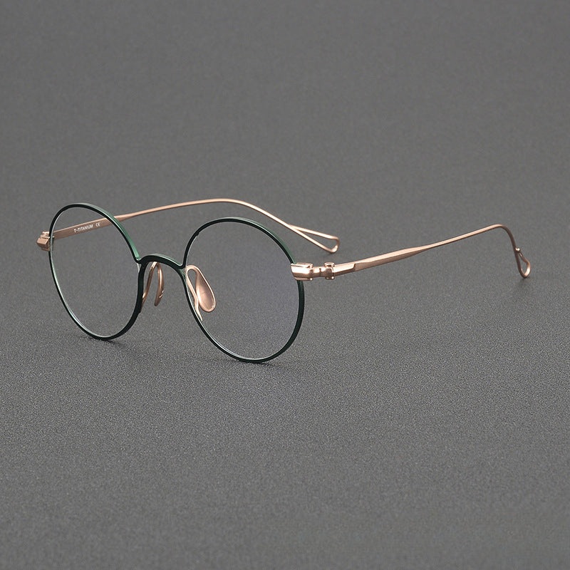 Gunn Vintage Titanium Round Glasses Frame