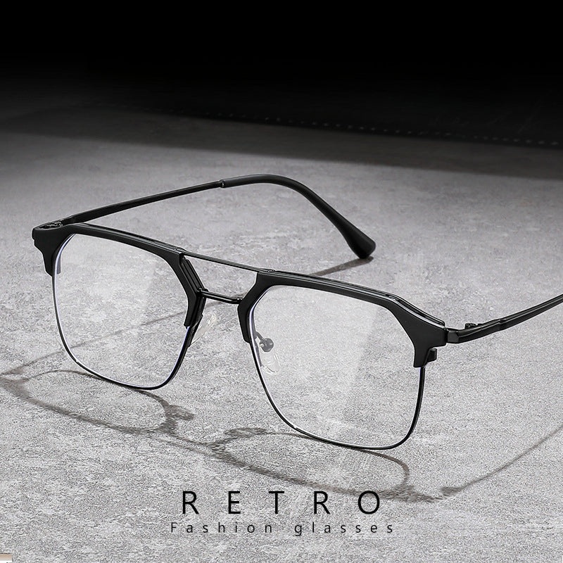 Johan Retro Double Bridge Glasses Frame