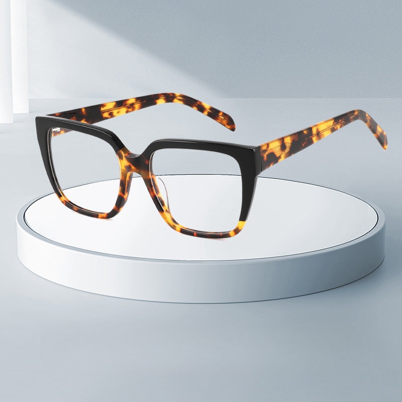 Kathie Vintage Acetate Square Glasses Frame