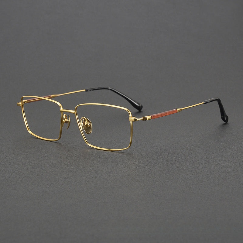 Natural Horn SeriesCendon Vintage Titanium Rectangle Glasses Frame