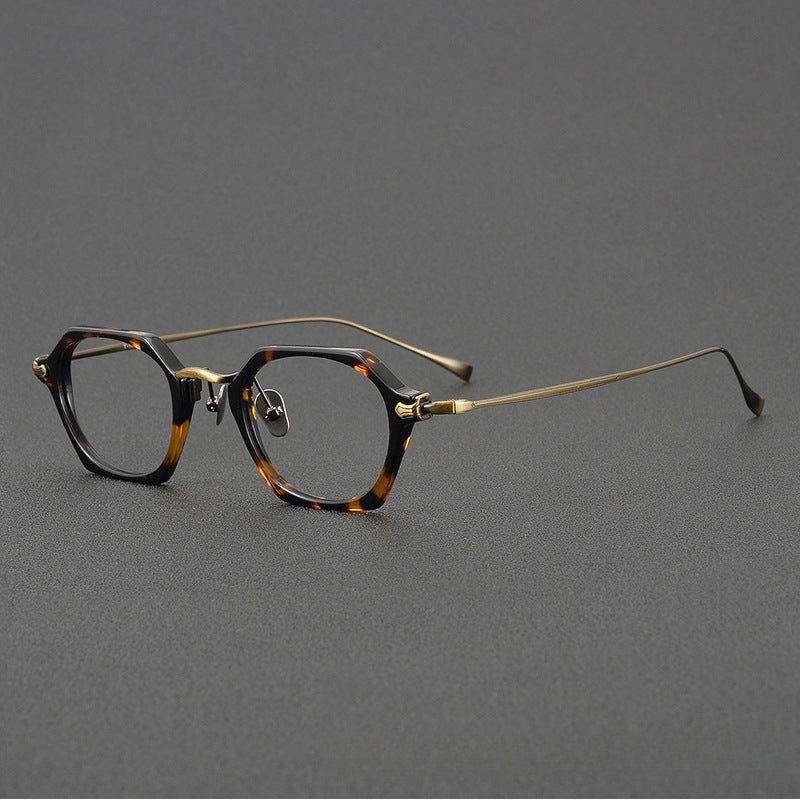 Tosta Vintage Titanium Polygon Glasses Frame