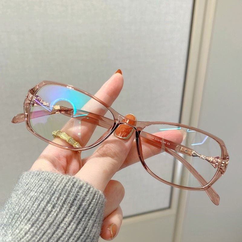 WOMEN’S SEXY ANTI-BLUE LIGHT  SHELL DECORATION READING GLASSES