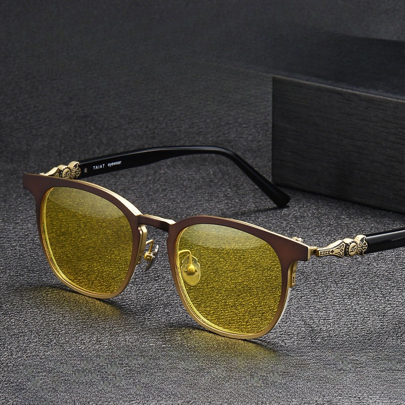 Ekin Fashionable Acetate Glasses Frame With Flip-up Sunglasses Clips