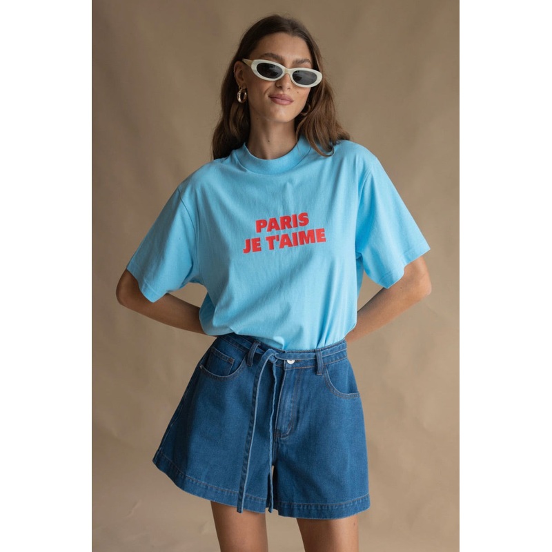 Je’Taime Ice Blue Tee