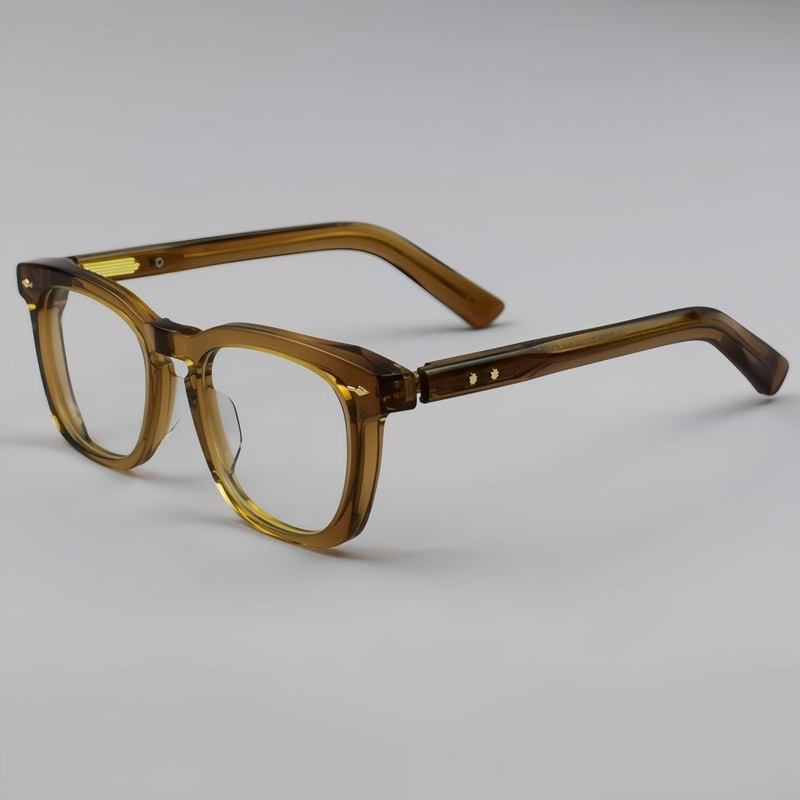 Kang Retro Square Acetate Glasses Frame