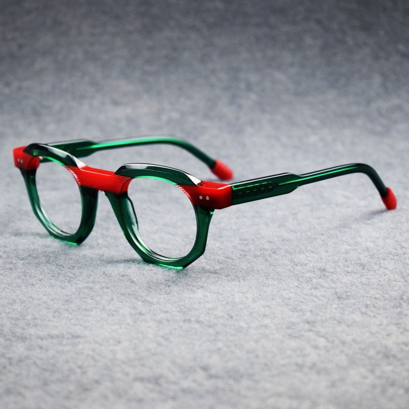 Katello Retro Round Acetate Glasses Frame