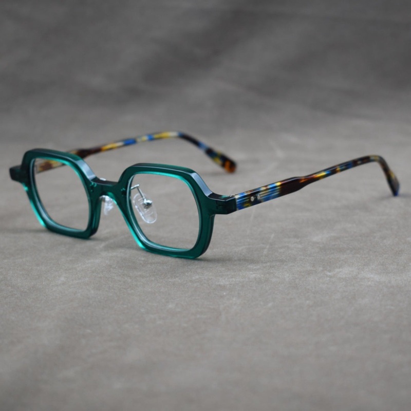 Locklin Retro Polygonal Acetate Glasses Frame
