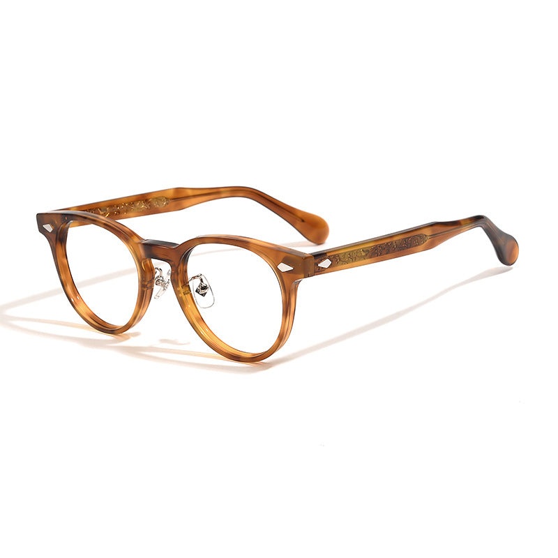Moore Retro Round Acetate Glasses Frames