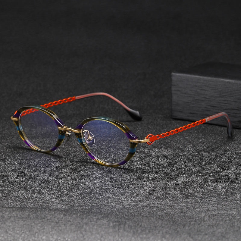 Naomi High-quality Titanium Oval Glasses Frame