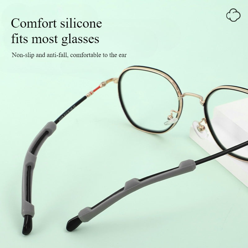 Plate glasses foot cover extended silicone wear-resistant and durable glasses accessories