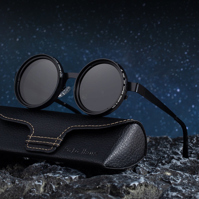 Rabb Retro Round ND Dimming Sunglasses