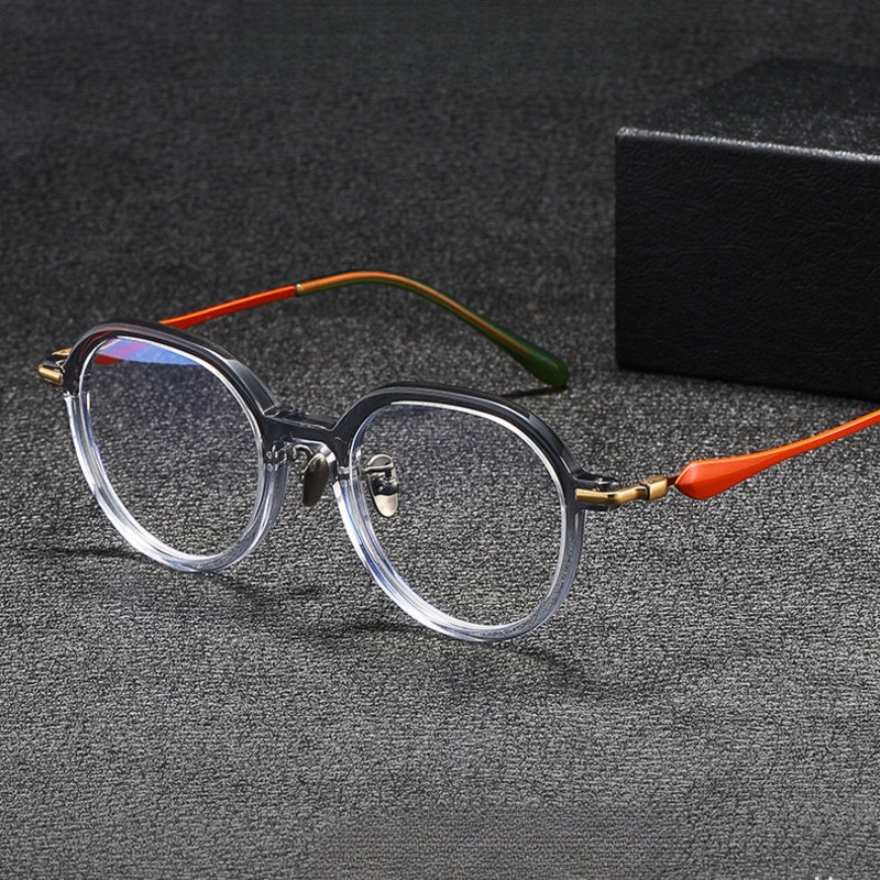Scott Retro Round Titanium Glasses Frame