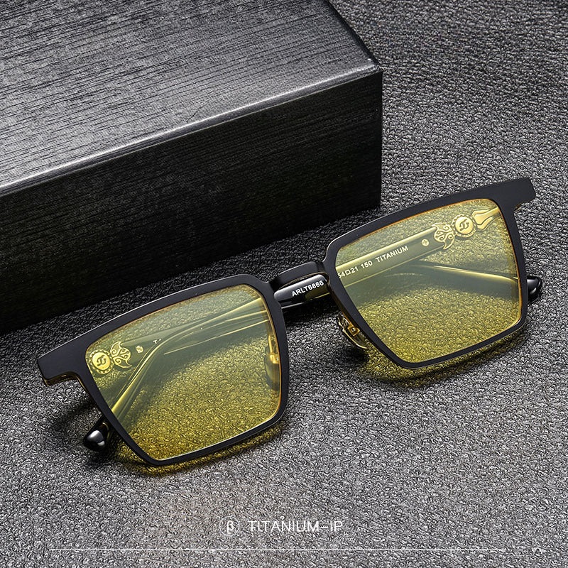 Tello Fashionable Acetate Glasses Frame With Flip-up Sunglasses Clips