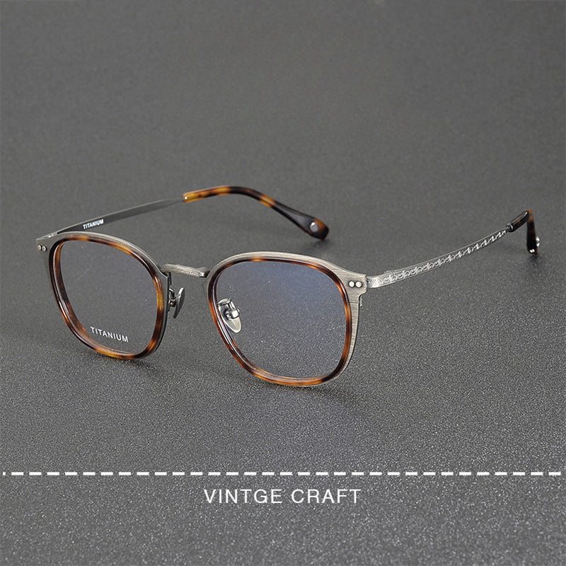 Tuvo Retro Square Titanium Glasses Frame