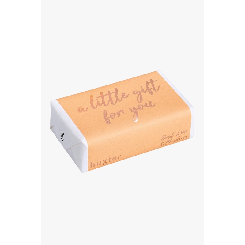 A Little Gift For You Pale Orange Basil Lime + Madarin Soap