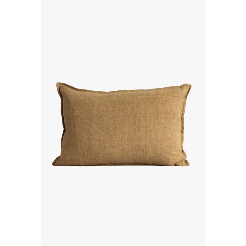 Arcadia Cumin Feather Inner 40x60cm Linen Cushion