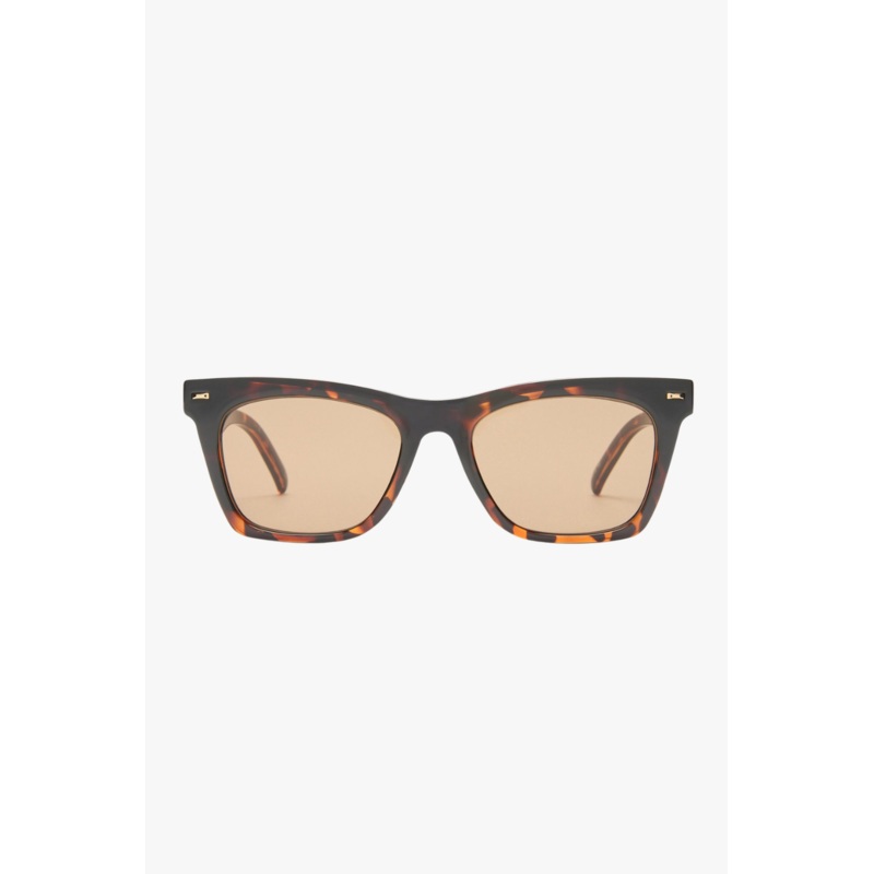 Chante Dark Tort Rectangle Sunglasses