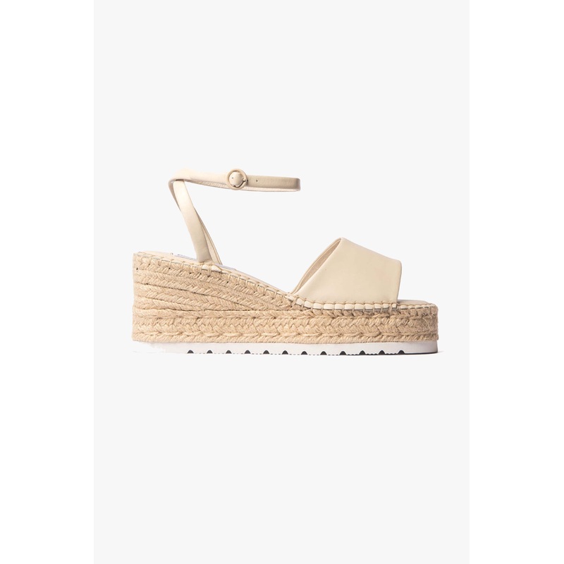 Hone Plaster Leather Wedge Heel