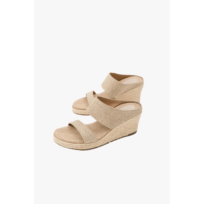 Oasis Natural Jute Wedge Heel