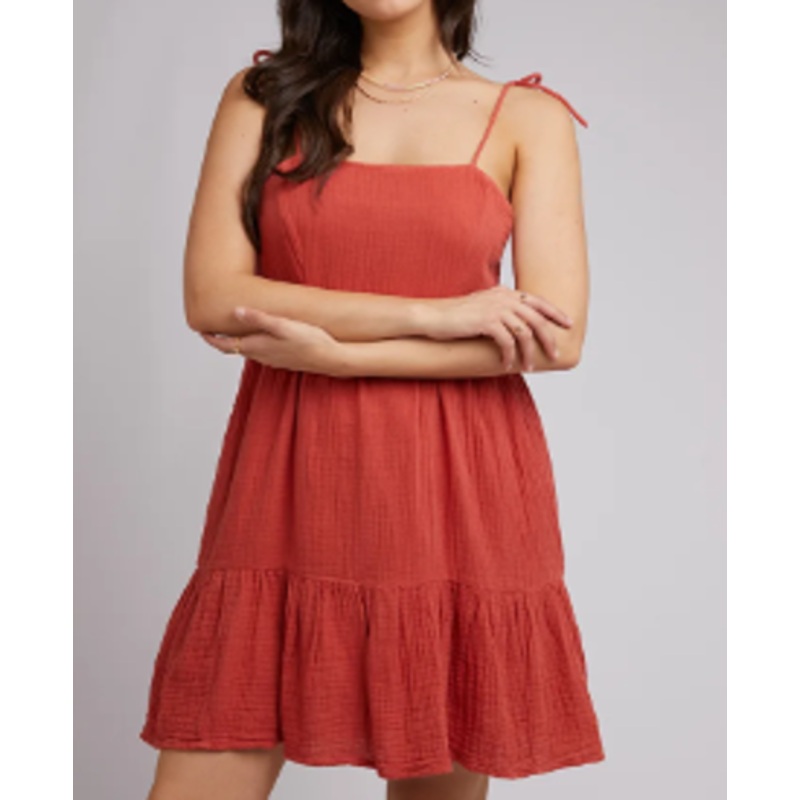 Rowie Rust Mini Dress