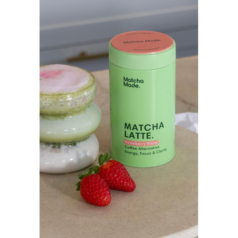 Strawberry Matcha Latte 240G Tin
