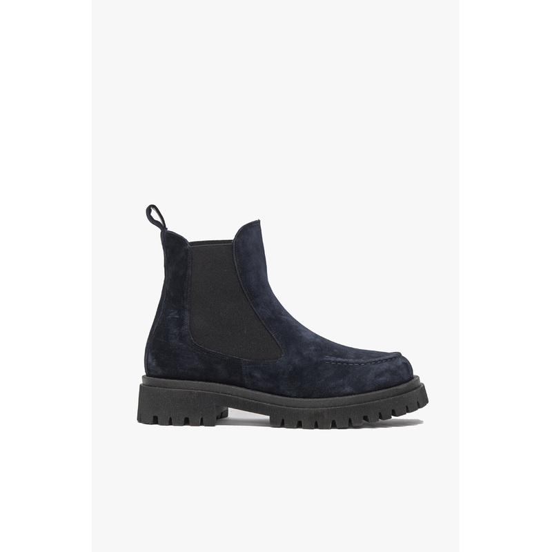Vixen Blue Suede Chelsea Low Boot