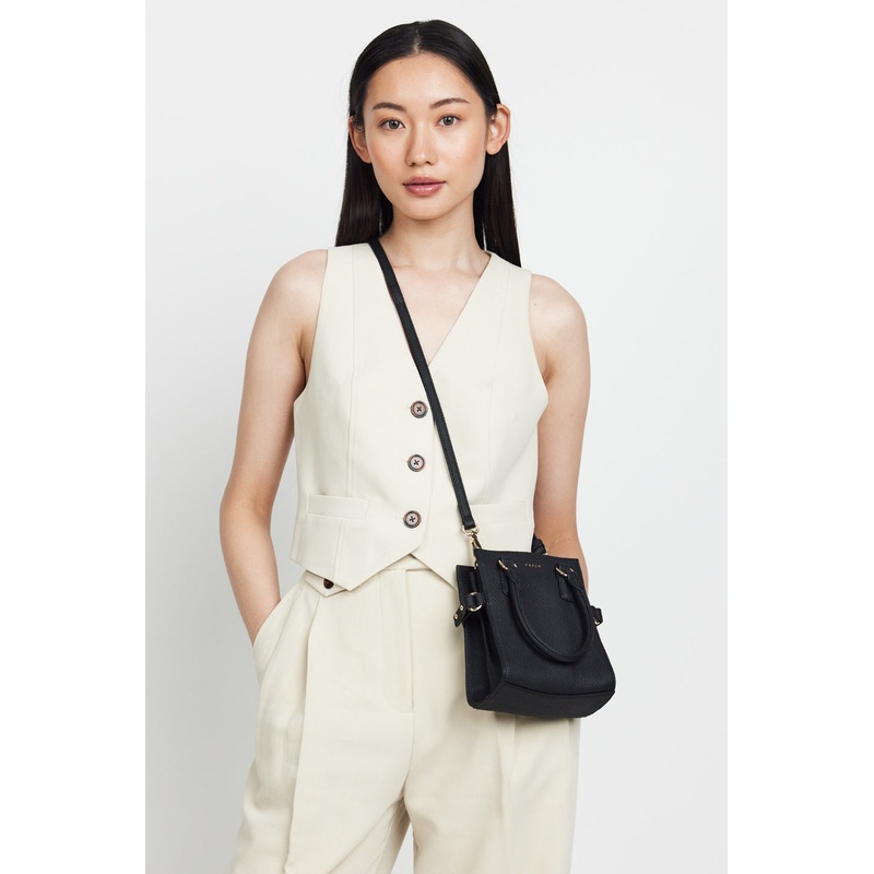 Bianca Black Small Crossbody Bag